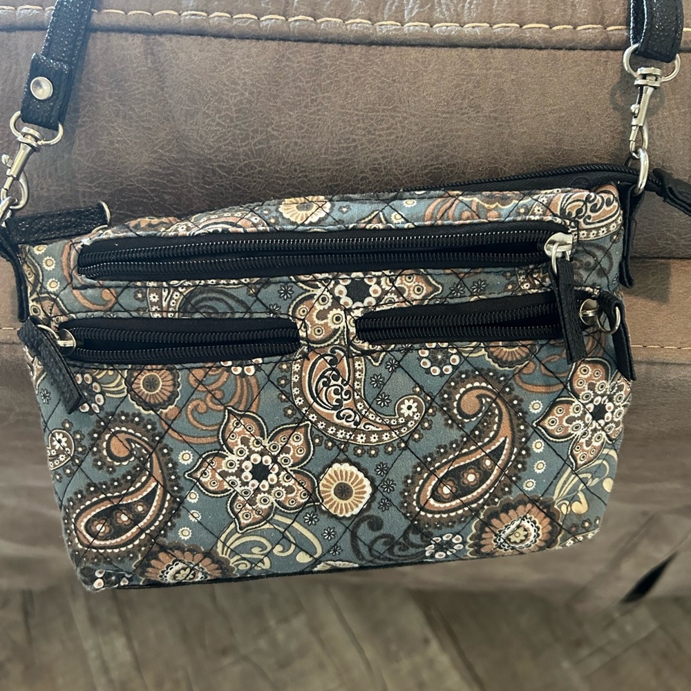 Paisley Patterned Crossbody Bag